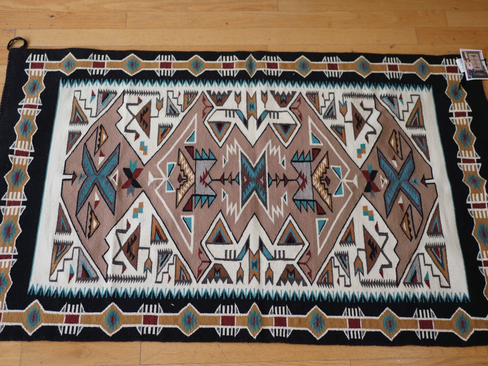 Authentic Elsie Begay, Teec Nos Pos, Navajo Handwoven, 65 Authentic Elsie Begay, Teec Nos Pos, Navajo Handwoven, 65