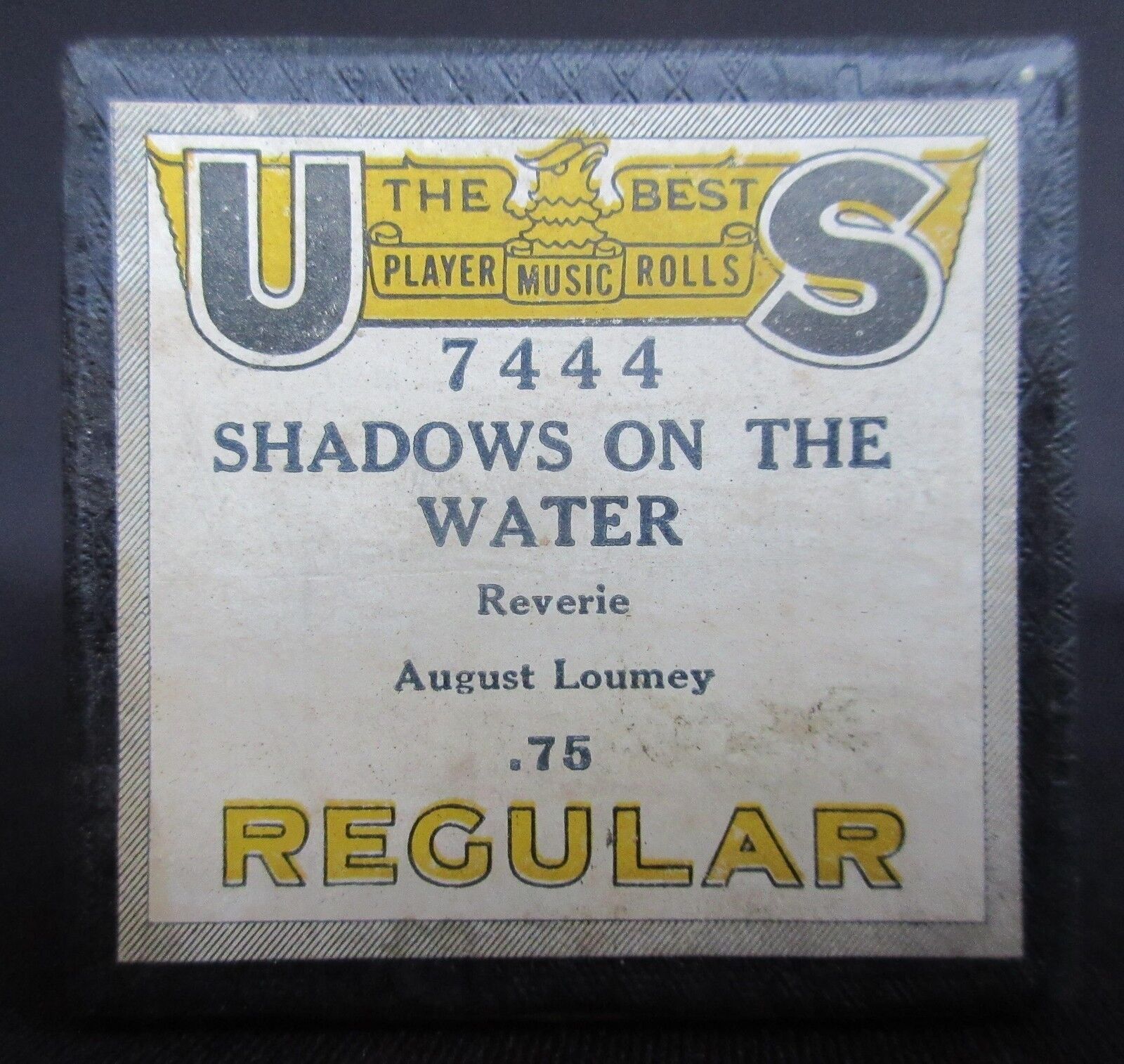 US Player 'Shadows on the Water' by August Loumey Player Piano Roll