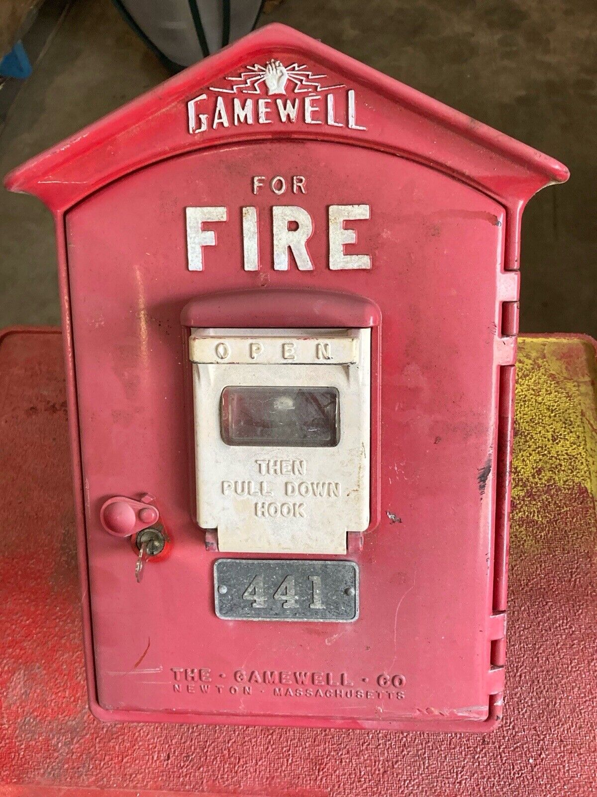 Vintage Gamewell fire call box alarm Gamewell Wall mount #441