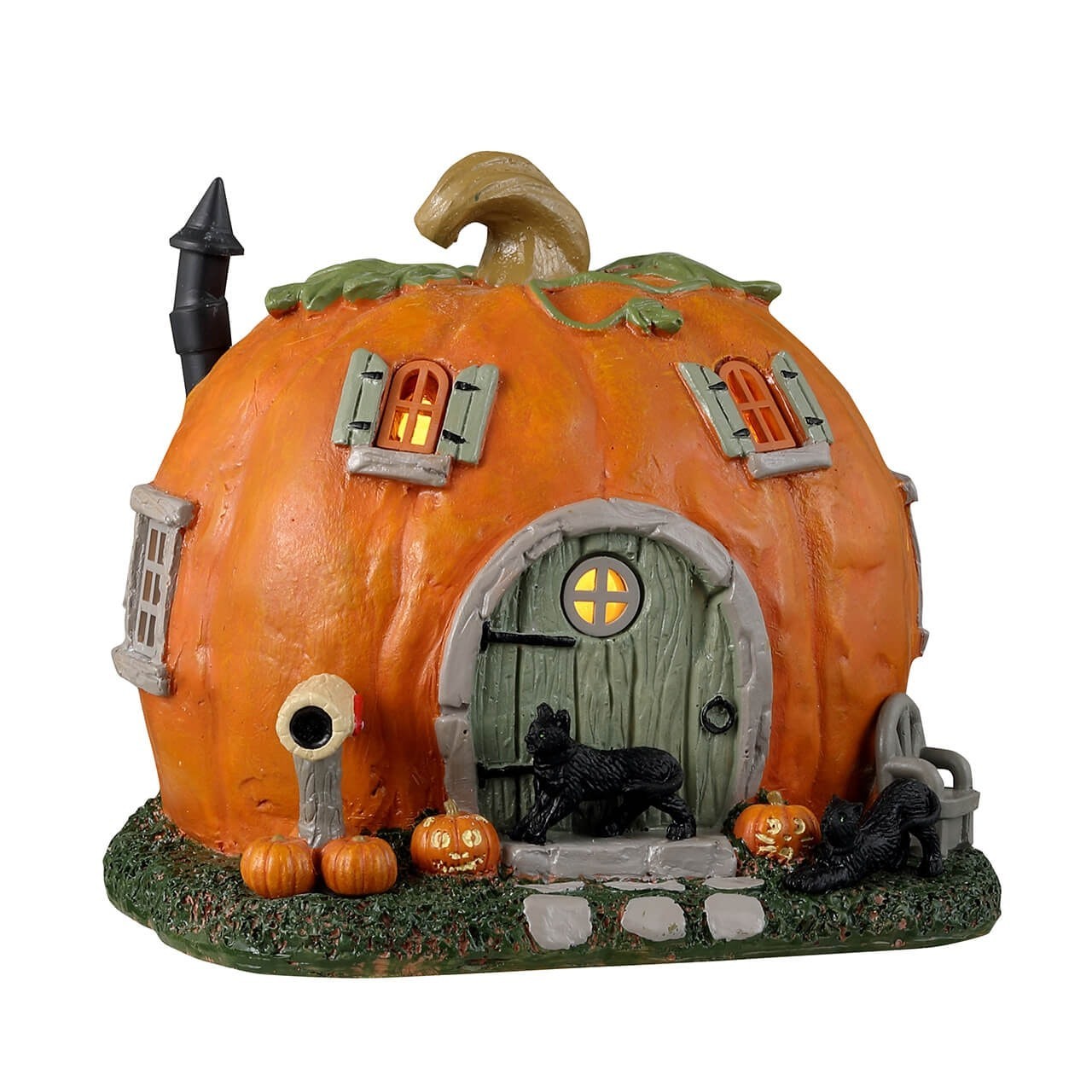 Lemax Spooky Town Halloween Village Pumpkin Cottage 34082