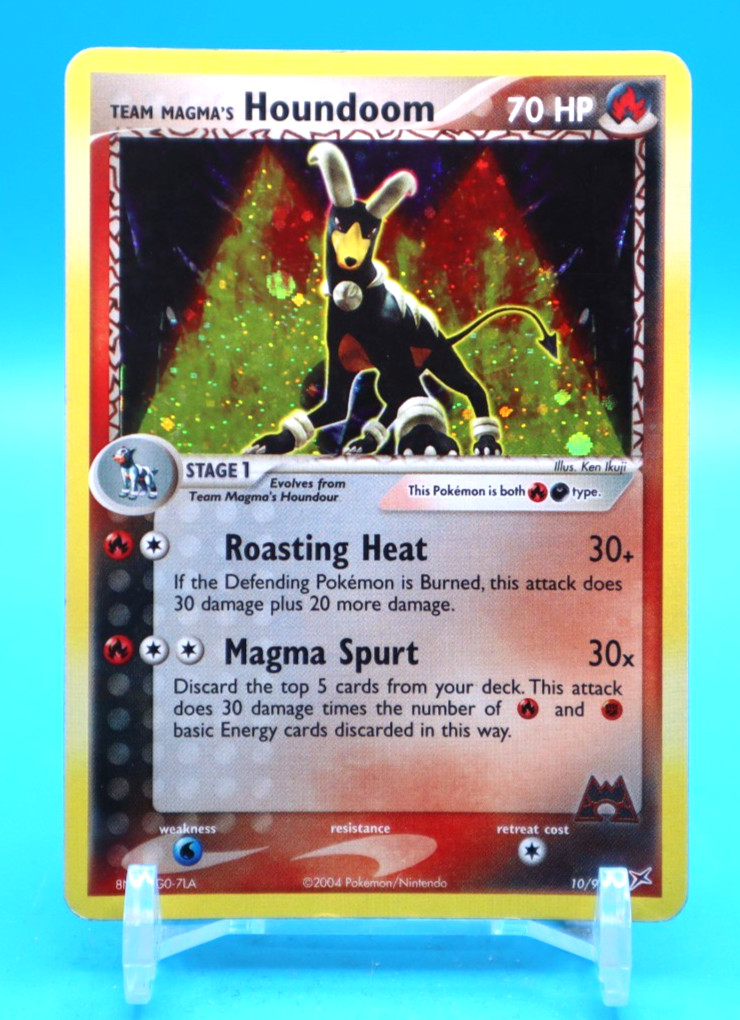Pokemon Houndoom 10/95 Team Magma vs Team Aqua MP