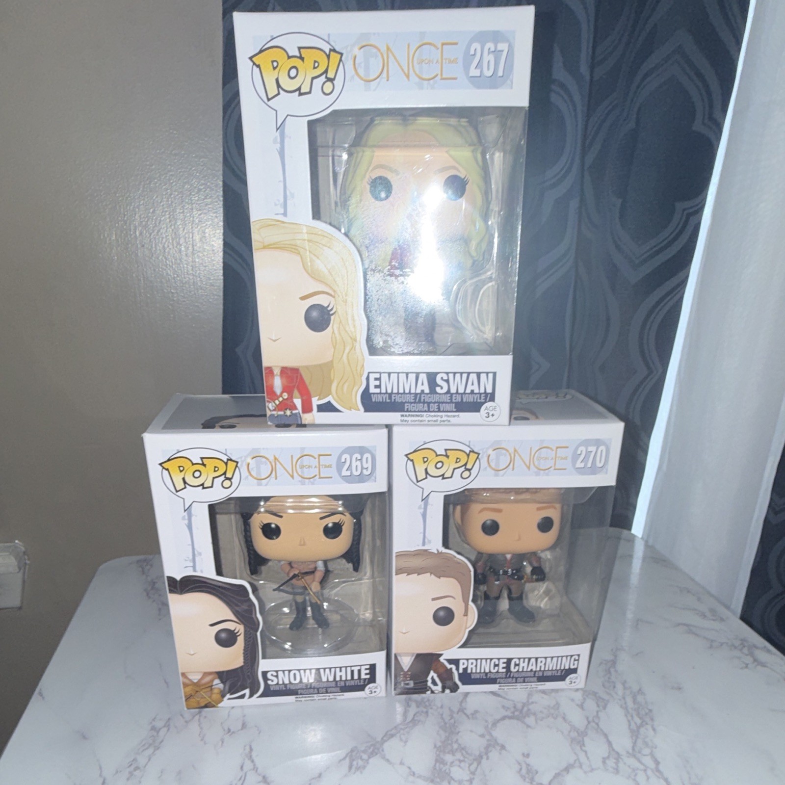 Once Upon A Time Tv Show Vinyl Figure Lot