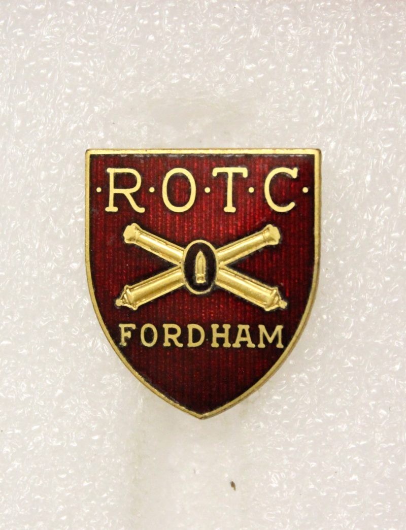 Army ROTC DI: Fordham University - Dieges & Clust, s/b - ROTC pin 9603