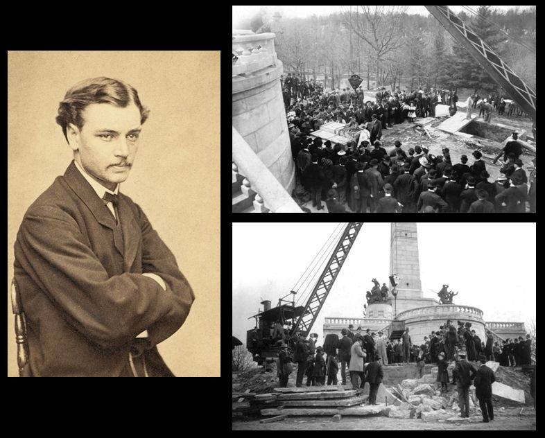 1901 Abraham Lincoln Coffin PHOTOS Exhumed Tomb, PLUS Robert Todd Lincoln PHOTO