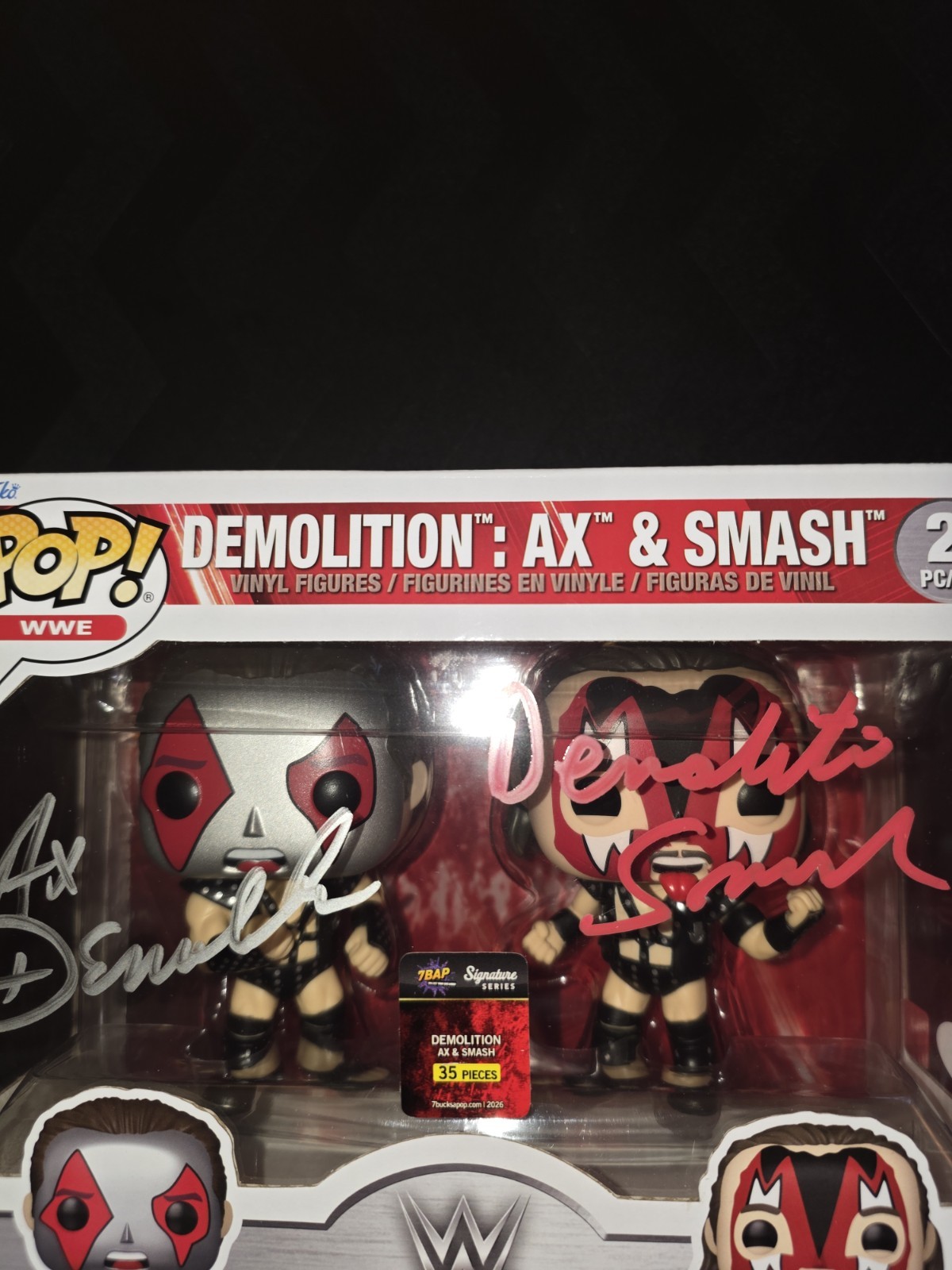 Ax & Smash Signed Demolition: 7BAP Signature Series JSA In New Protector Ax & Smash Signed Demolition: 7BAP Signature Series JSA In New Protector