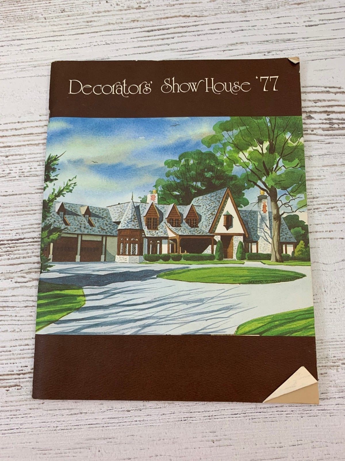 vintage 1977 Decorators ShowHouse program book guide Columbus Ohio designer