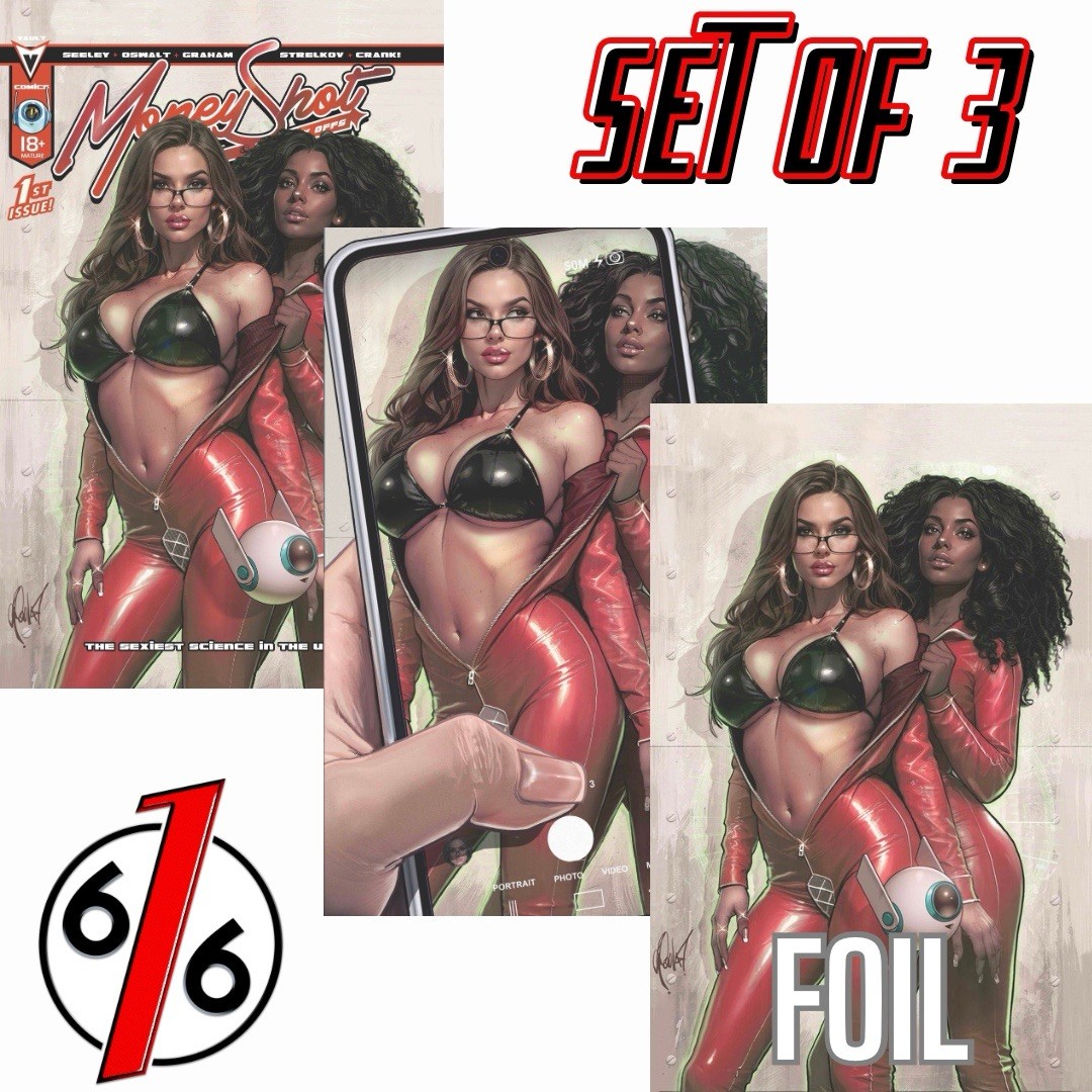 🔥 MONEY SHOT THE F*CKOFFS #1 CEDRIC POULAT 616 Variant ABC Set LTD 500