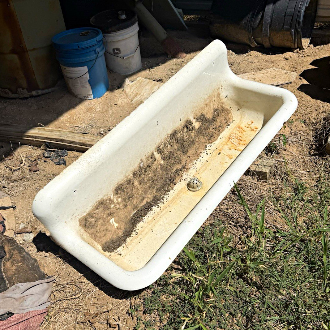 American Standard Cast Iron Bathtub, White Rectangular Bathroom Tub