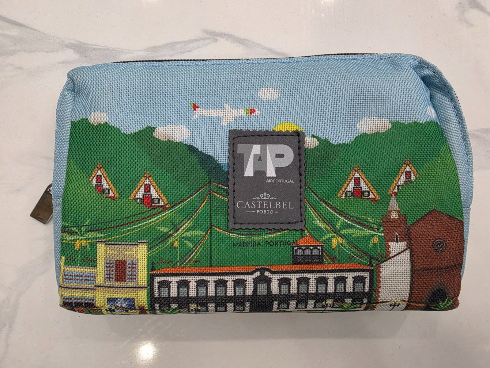 TAP AIR PORTUGAL MADEIRA by CASTELBEL PORTO City Series Airline Amenity Kit Bag TAP AIR PORTUGAL MADEIRA by CASTELBEL PORTO City Series Airline Amenity Kit Bag