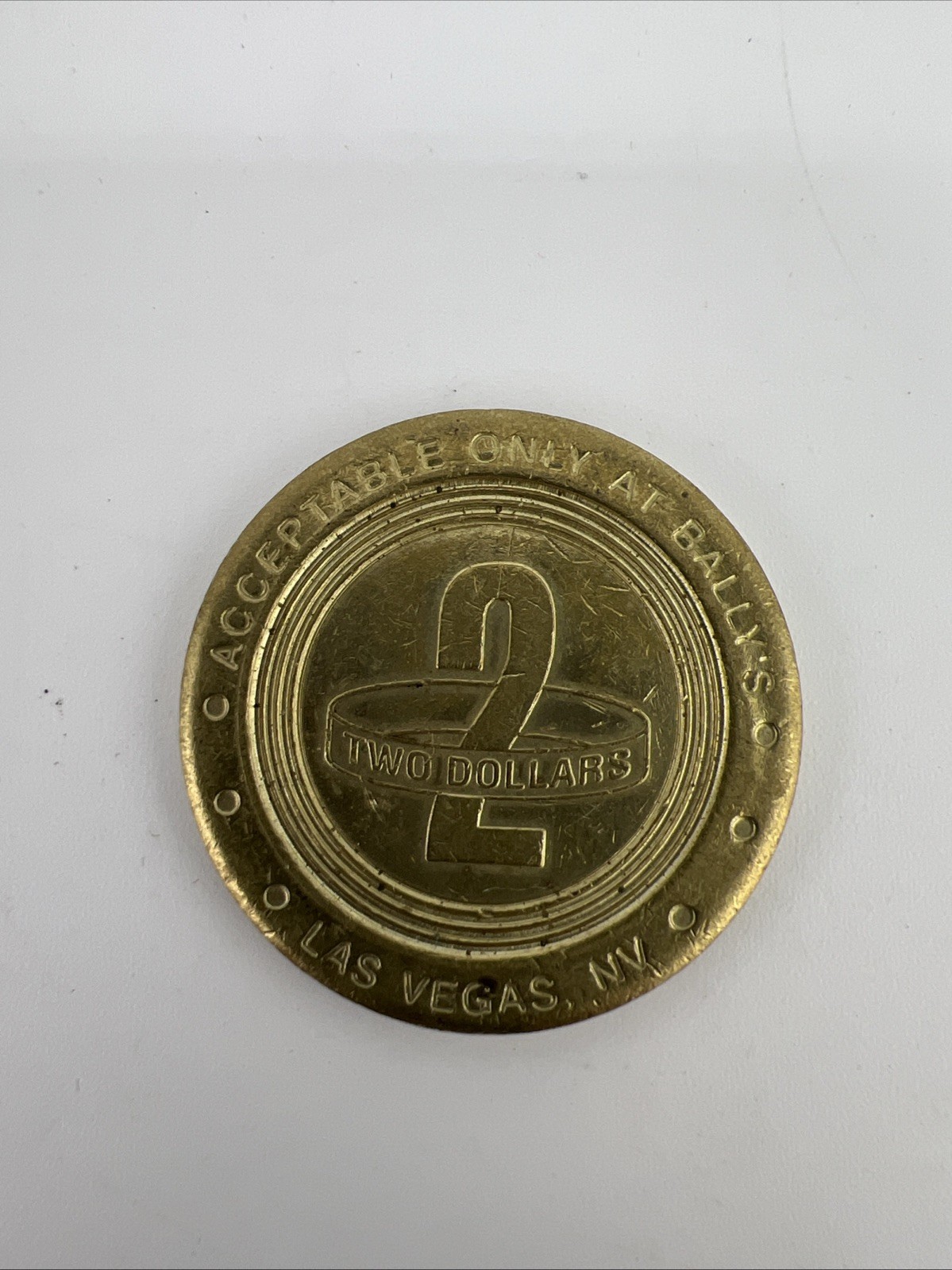 Vintage Bally\'s Las Vegas Nevada $2 Token Coin
