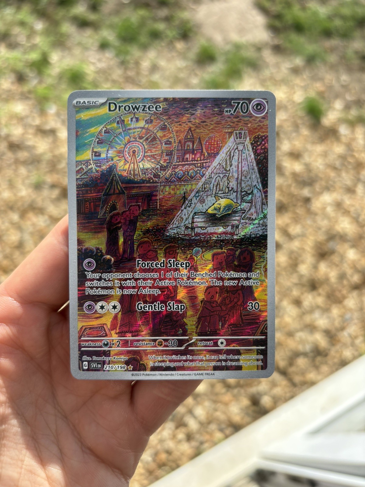 The Pokémon Company Drowzee 210/198 SV01 Scarlet & Violet IR Holo English 2023