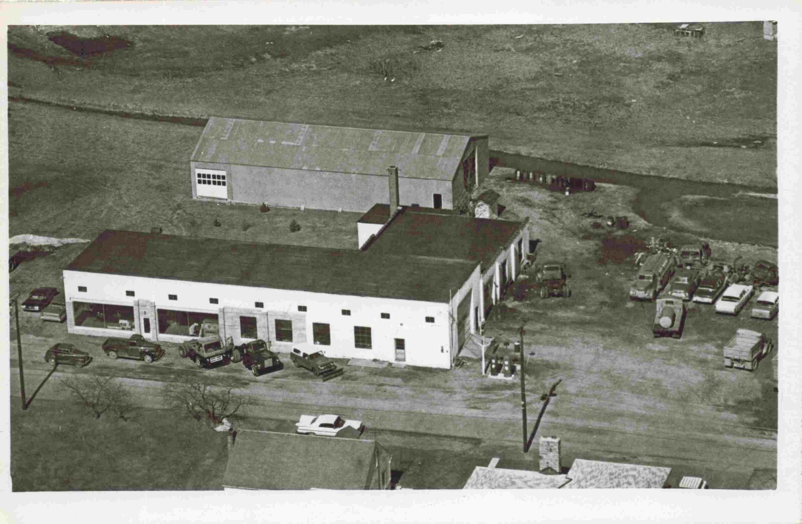 Aerial View, 72 South Church St, Now 731 Church St, Fogelsville PA RPPC