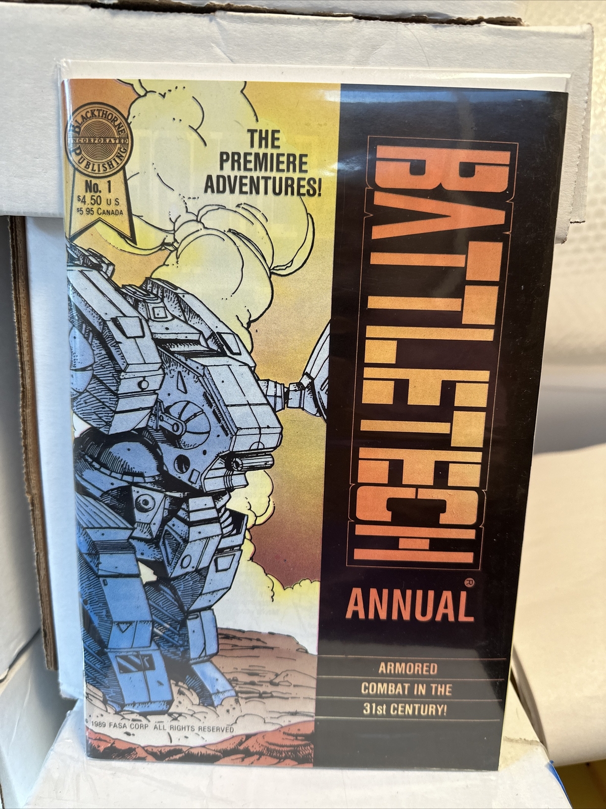 BATTLETECH ANNUAL 1 BLACKTHORN COMIC JUDT WORLEY ISAACS NELSON FASA 1989 FN/VF