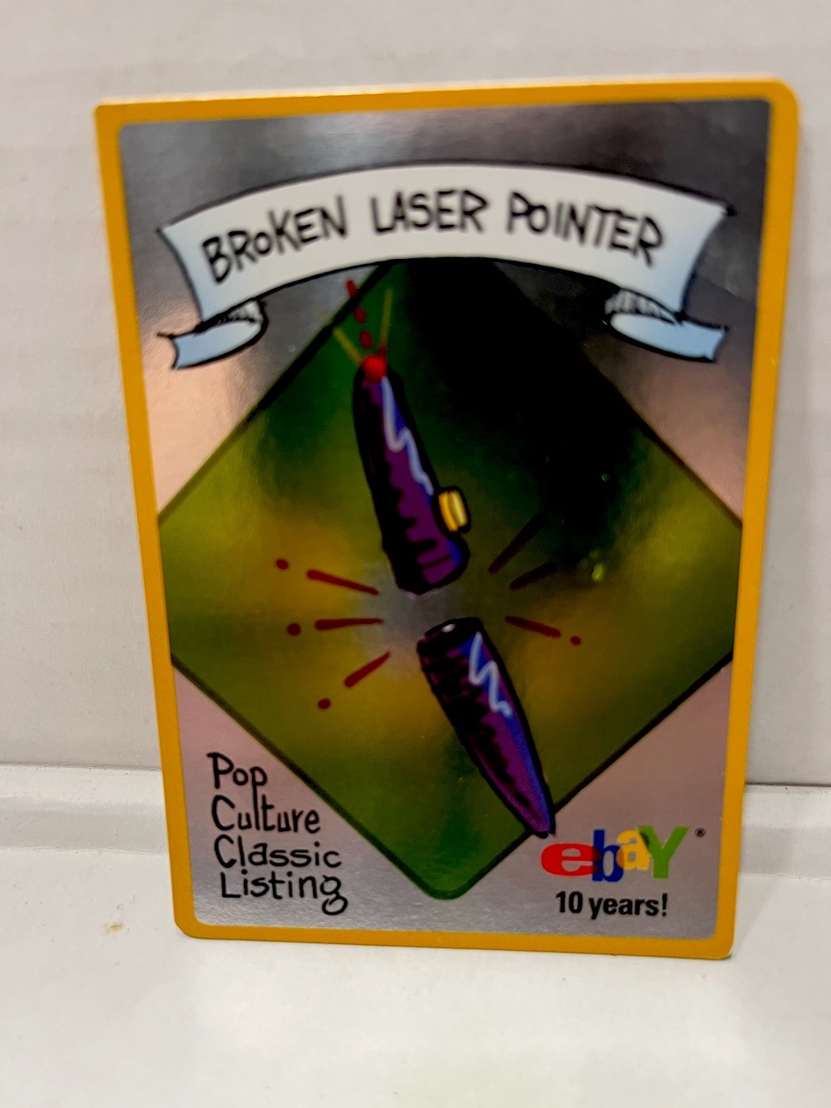 eBay Live 2005 Broken Laser Foil Trading Card 10 years Anniversary