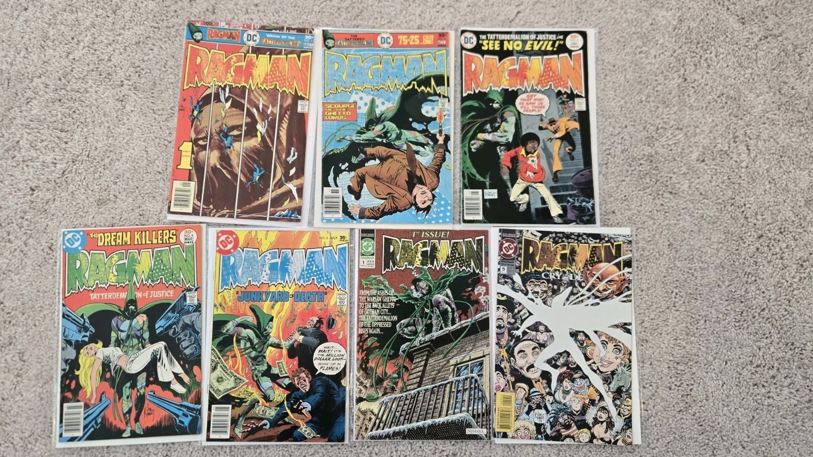 RAGMAN 1-5 1976 and 1991 #1 and #5 Lot