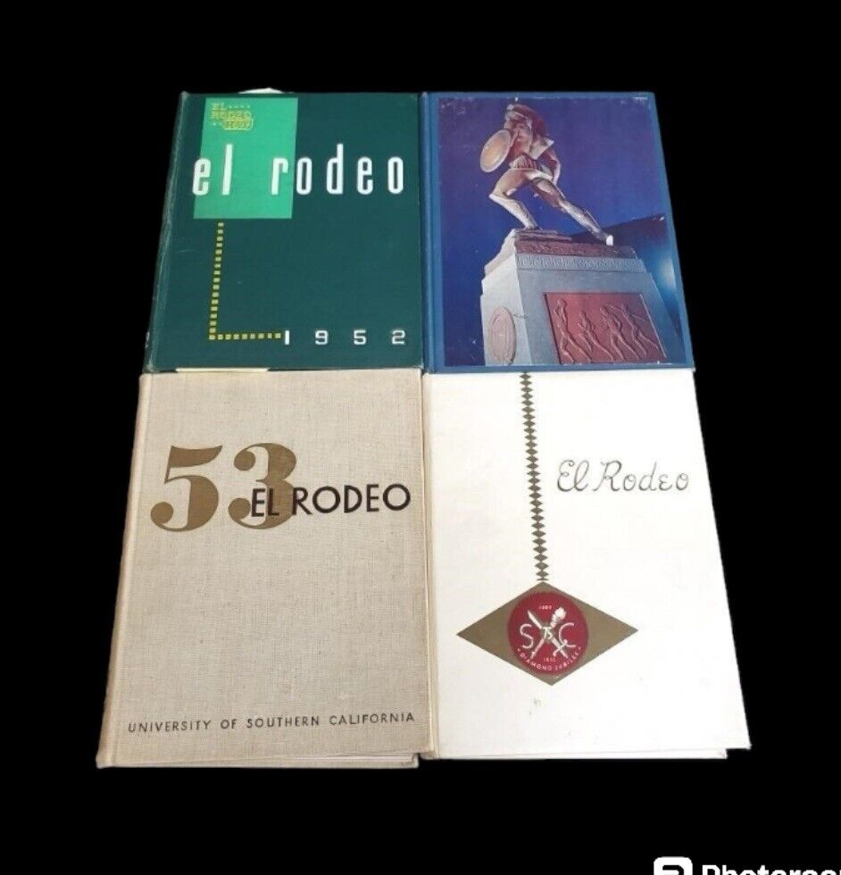 University of Southern California - USC El Rodeo Yearbook 1952 1953 1955 1957