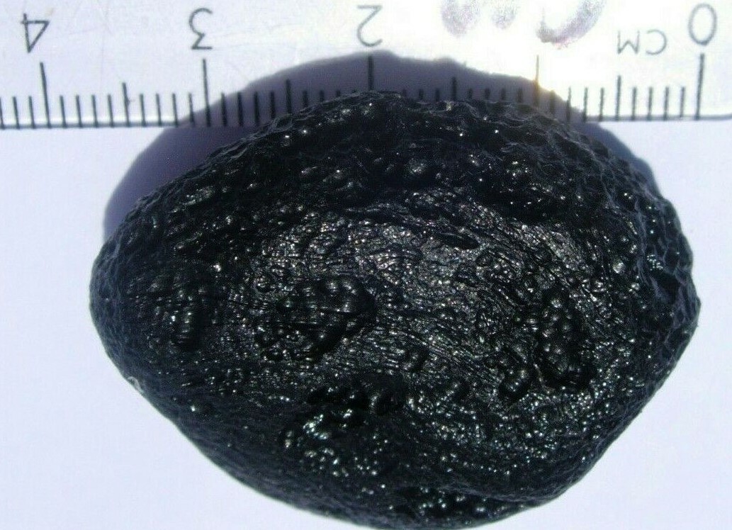 TEKTITE METEORITE LARGE PIECE IMPACT METEOR STONE SPACE ROCK ASTEROID SHARD 20g