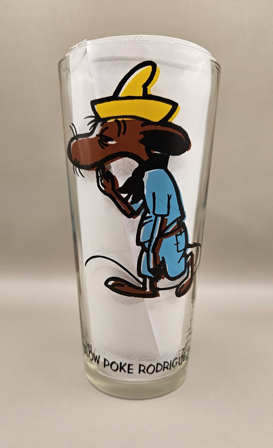 🔥 HTF 1973 PEPSI WARNER BROS. SLOW POKE RODRIGUEZ GLASS