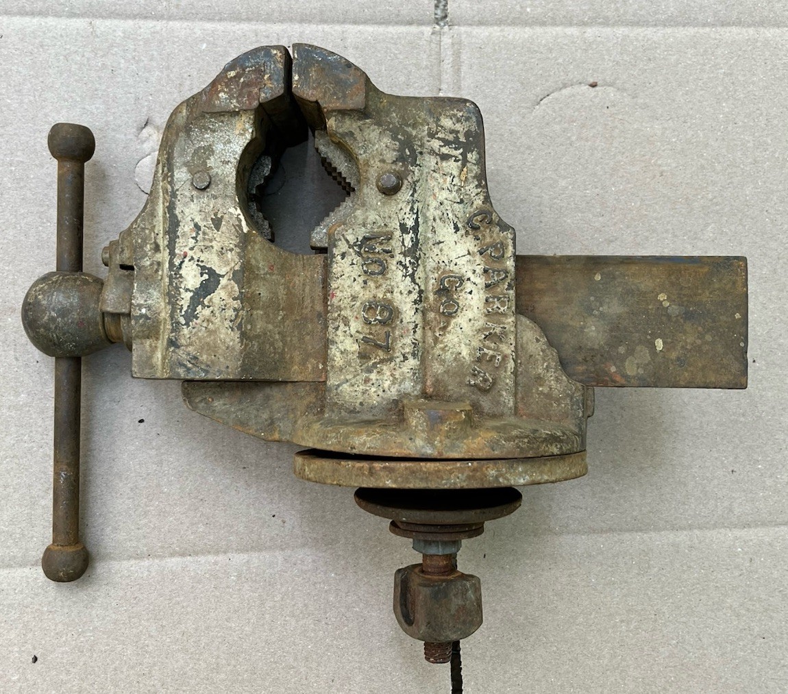 vintage c . parker no. 87 vise 3 1/2