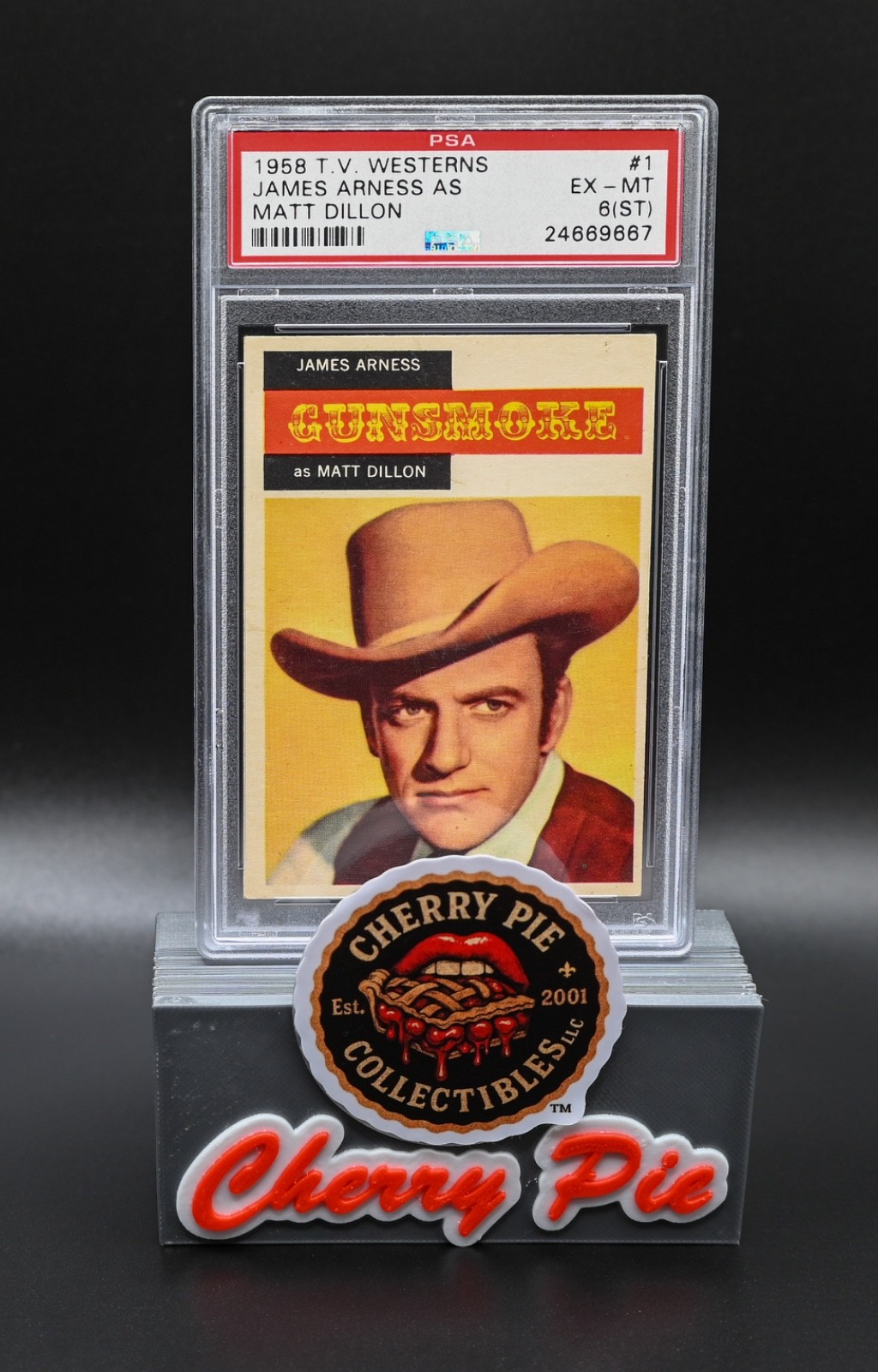 1958 TV Westerns James Arness as Matt Dillon #1 PSA 6 (ST) Vintage Gunsmoke READ