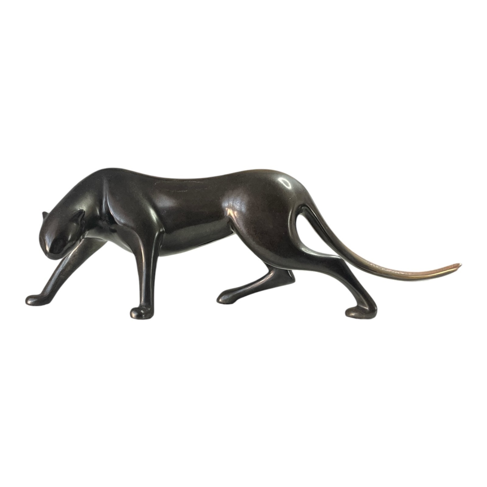 Vintage Loet Vanderveen (1921-2015) Bronze Panther Model 112-A #277/750 USA 1991