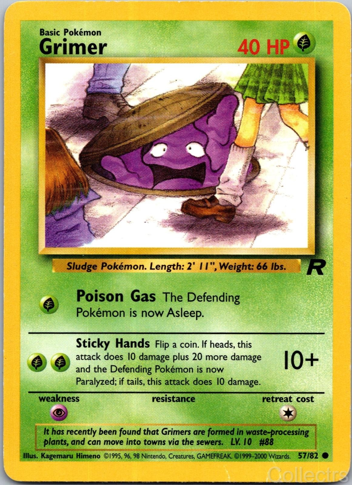 GRIMER 57/82 TEAM ROCKET HP