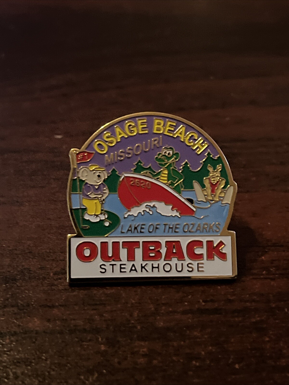 Outback Steakhouse Osage Beach Missouri Lake Of The Ozarks Koala Lapel Hat Pin