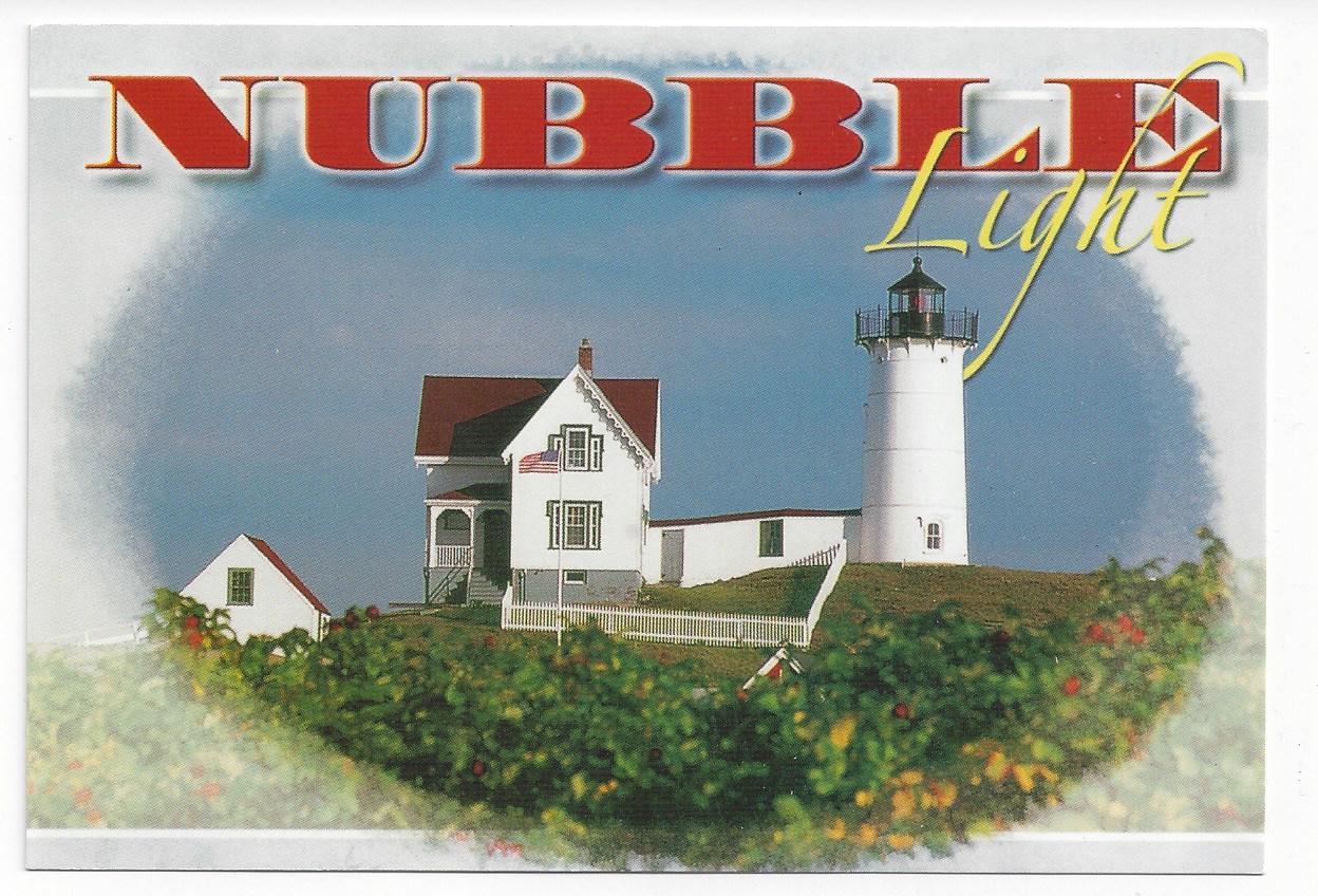   POSTCARD  MAINE NUBBLE LIGHT  YORK BEACH   M-3423   NEW     