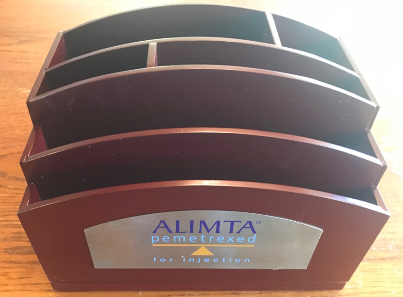 Eli Lilly Pharmaceutical Give Away - Rare, Ultra-premium Alimta Desk Caddy