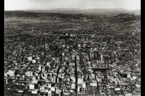 Photo:Los Angeles California Aerial View 1928 Downtown Cityscape