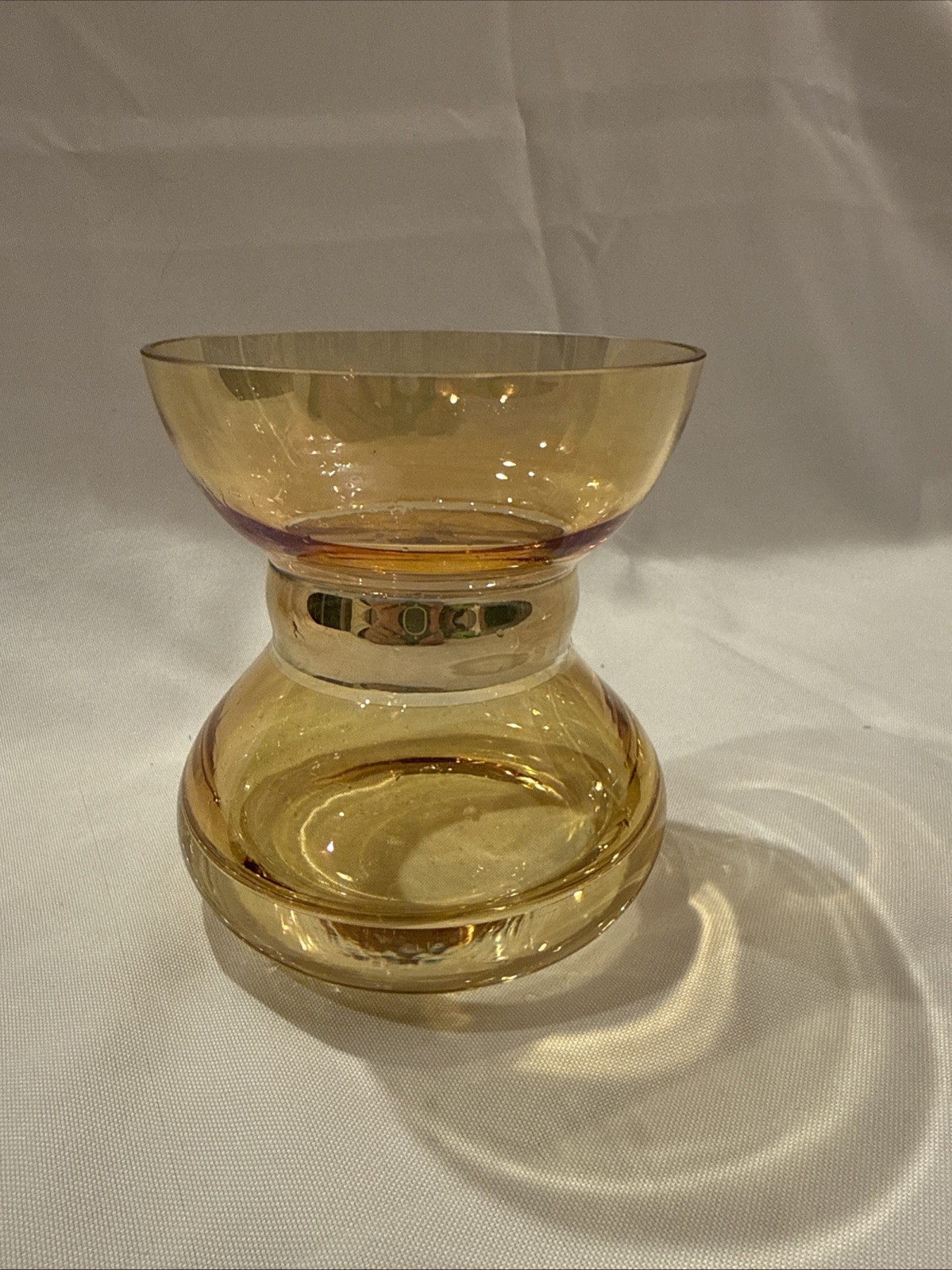 Vintage Mid Century Amber Art Glass 5 Vintage Mid Century Amber Art Glass 5