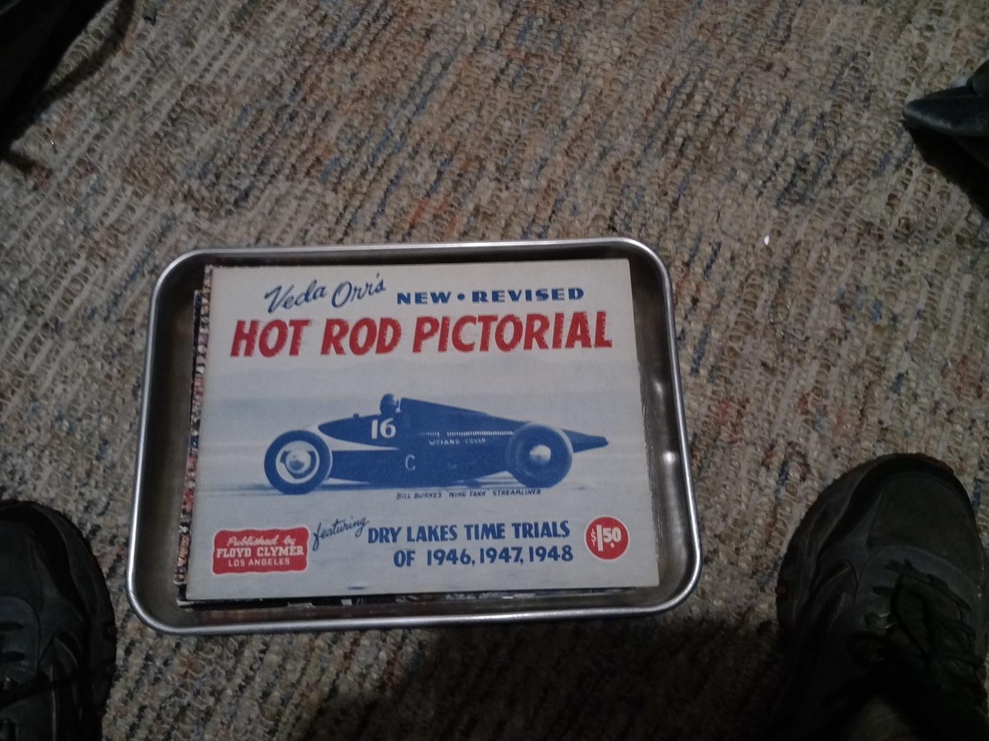 Original Veda Orr\'s HOT ROD PICTORIAL Floyd Clymer SCTA Bonneville 1946 47 1948