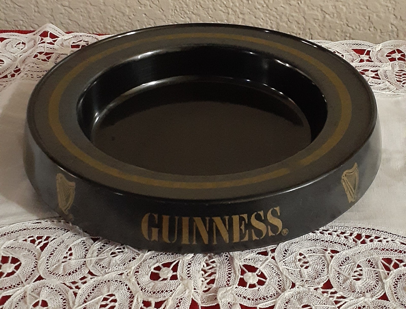 Guinness Melamine Ashtray Pub Bar Collectable Praesidium England