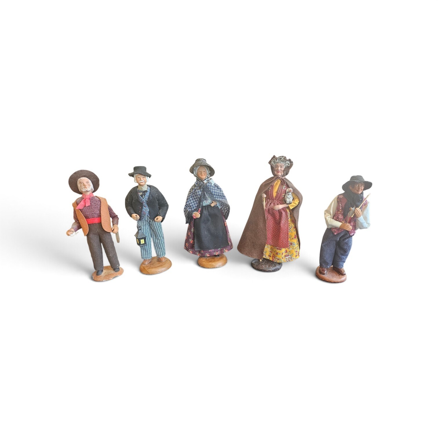 Vintage Santon French terracotta figurines – dolls (5)