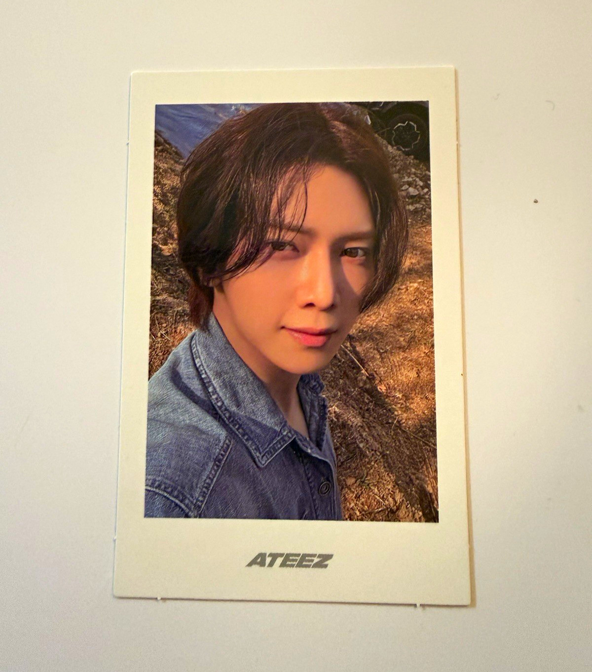 ATEEZ GOLDEN HOUR : Part.3 Photocard Polaroid Poca Lemon Drop Version Yeosang