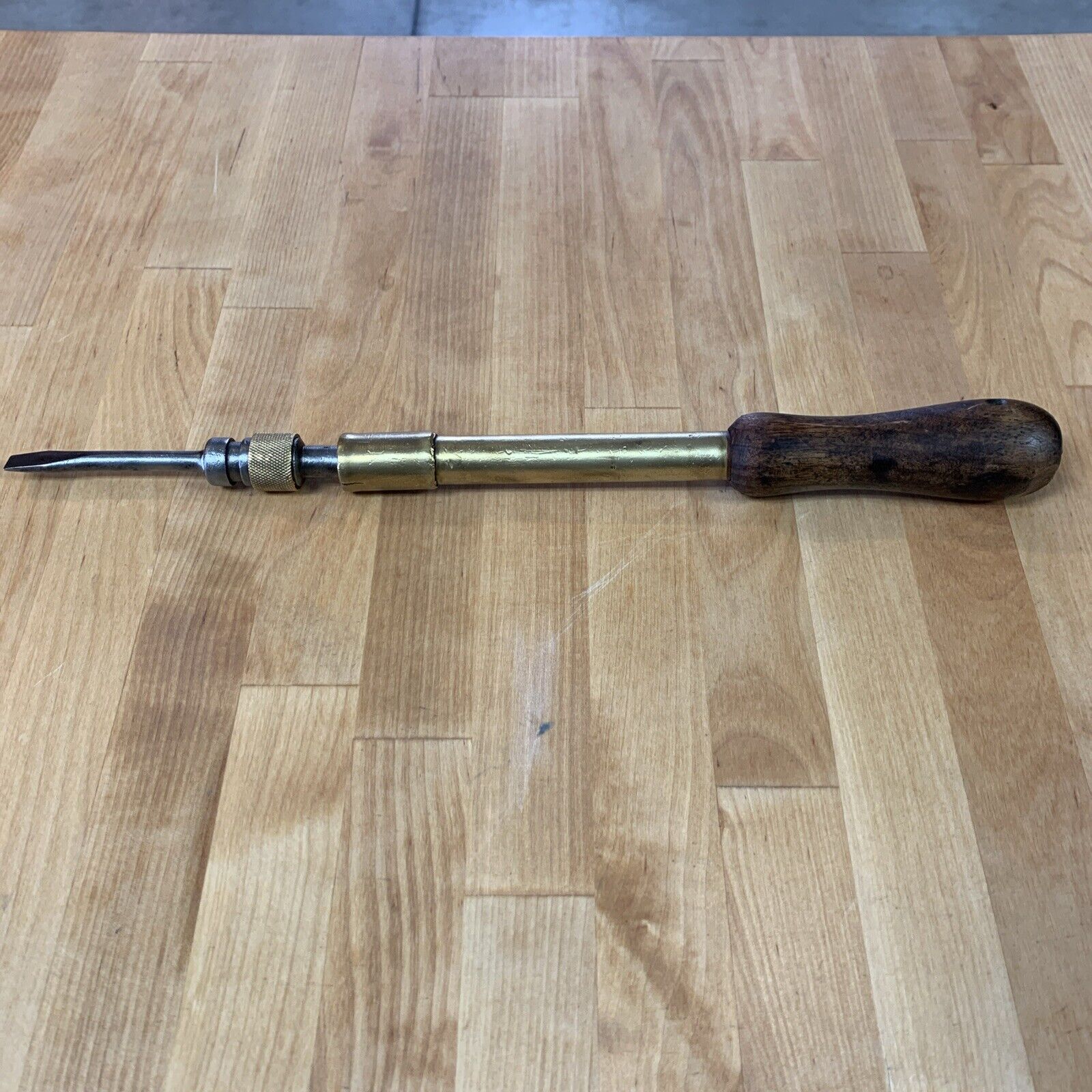 Antique Mueller Screwdriver Automatic Spiral Pat. 1889 Illinois Tool