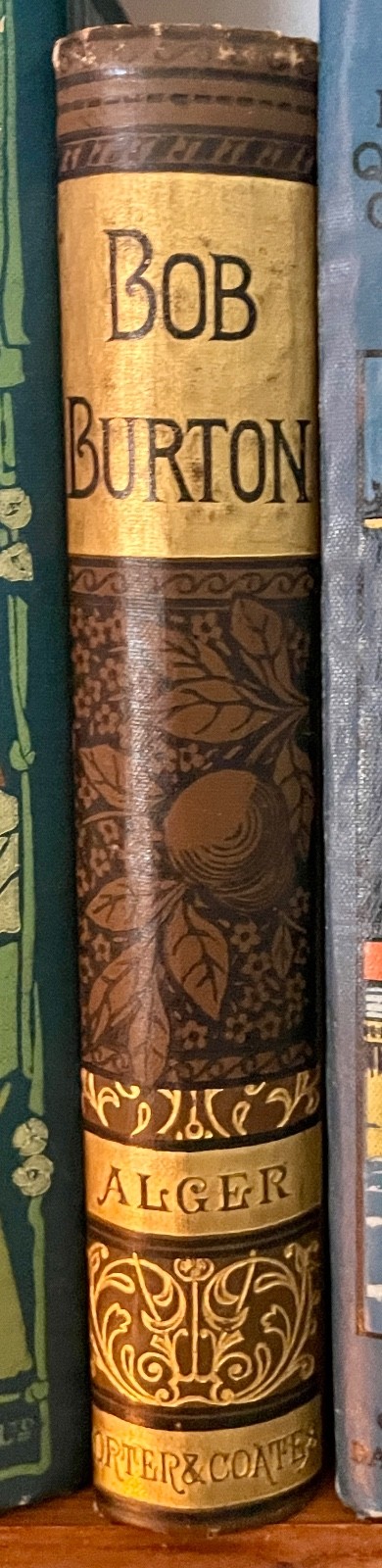 Antique Decorative Book 1888 First Edition Ornate Gilt Binding Horatio Alger