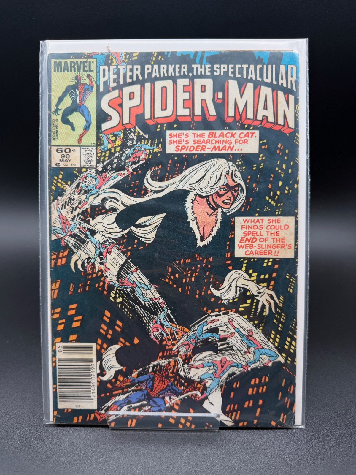 The Spectacular Spider-Man #90 Newsstand Variant (Marvel Comics May 1984)