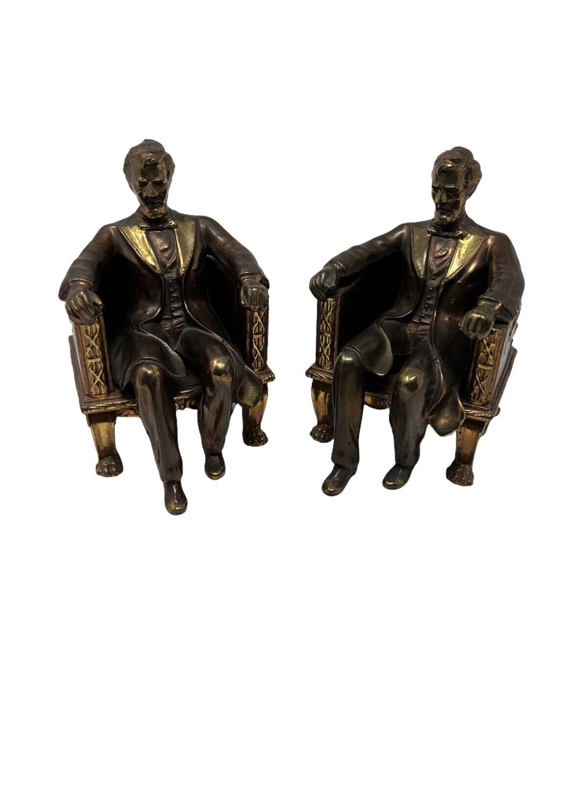 Pair of Vintage Abraham Lincoln Bookends by Dodge