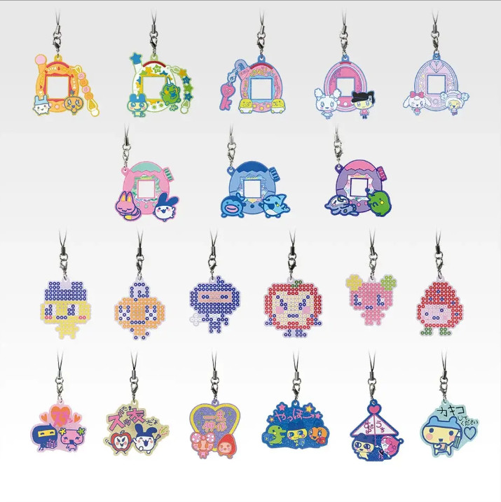 Tamagotchi Ichiban Kuji F Prize Rubber Charms Complete Set 20 Bandai New