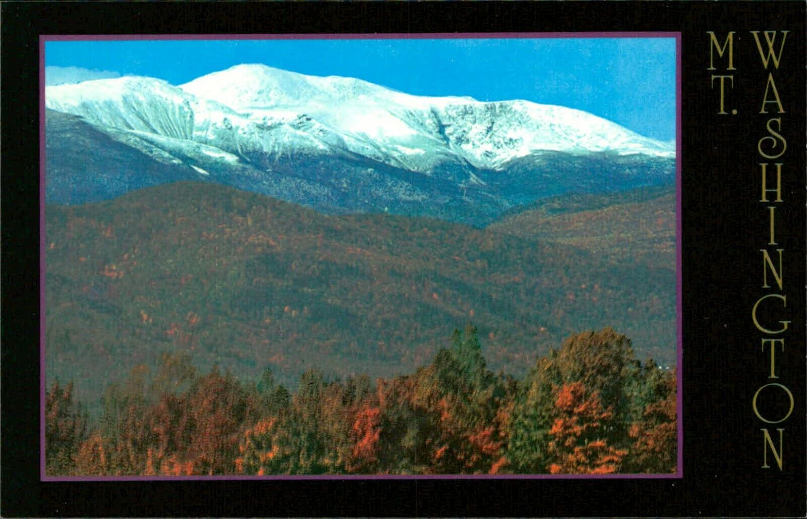Postcard Mt. Washington White Mountains New Hampshire NH 2