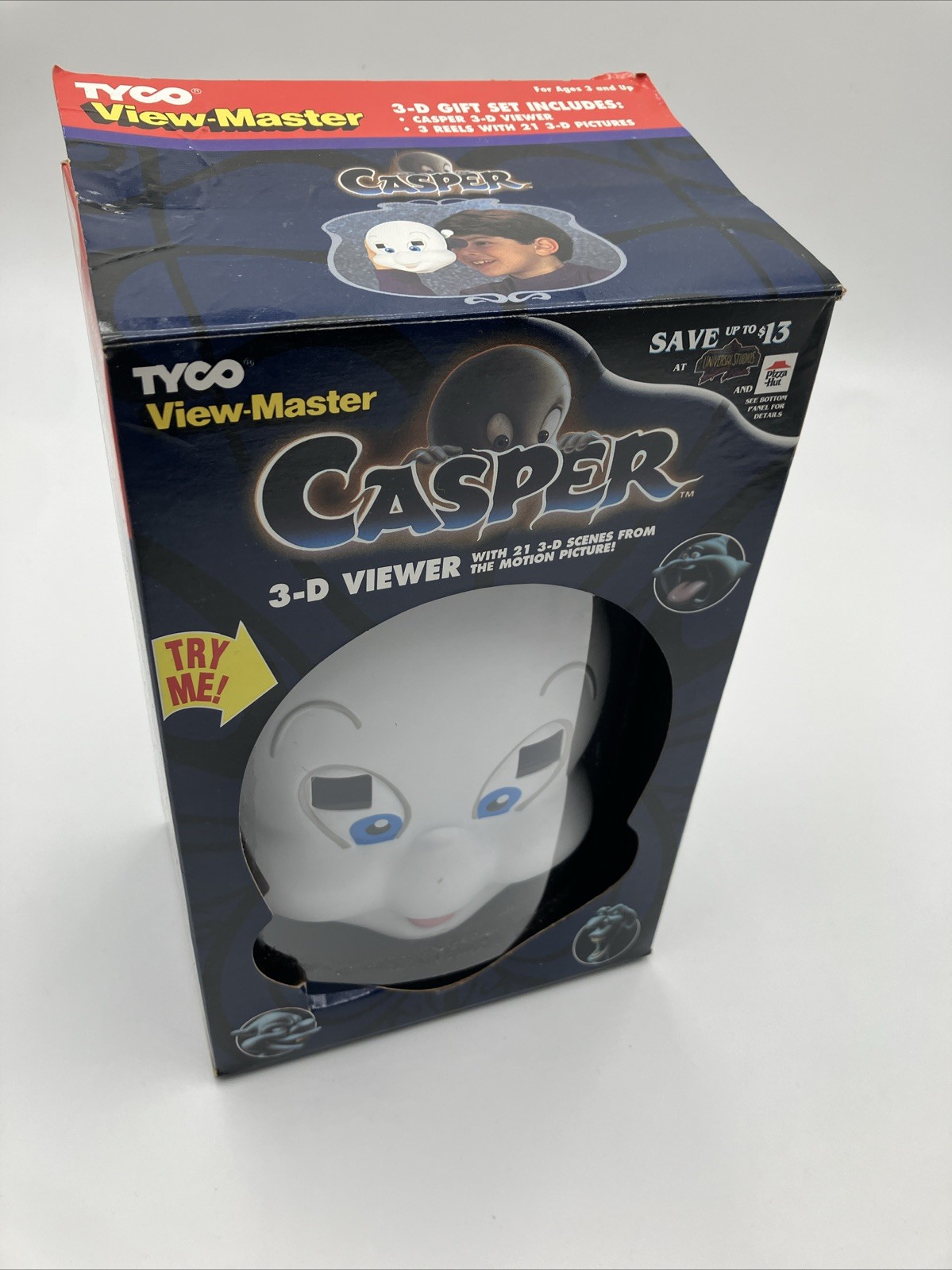 1995 Casper Tyco View-Master 3-D Gift Set TYCO Viewer Friendly Ghost / New
