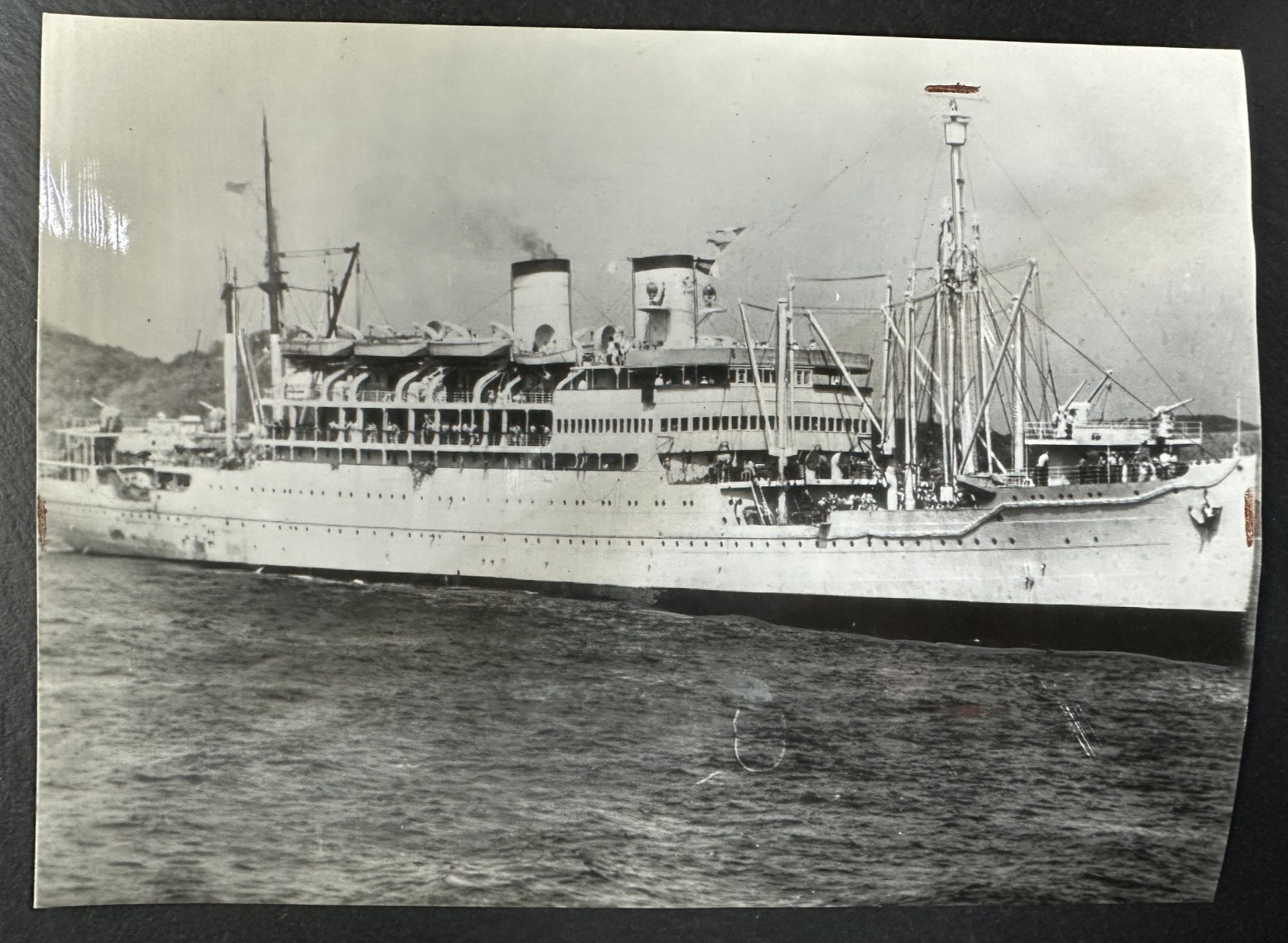 1943 PRESS IMAGE: USS MCCAWLEY RENDOVA ISLAND SINKING ANNOUNCEMENT FP484