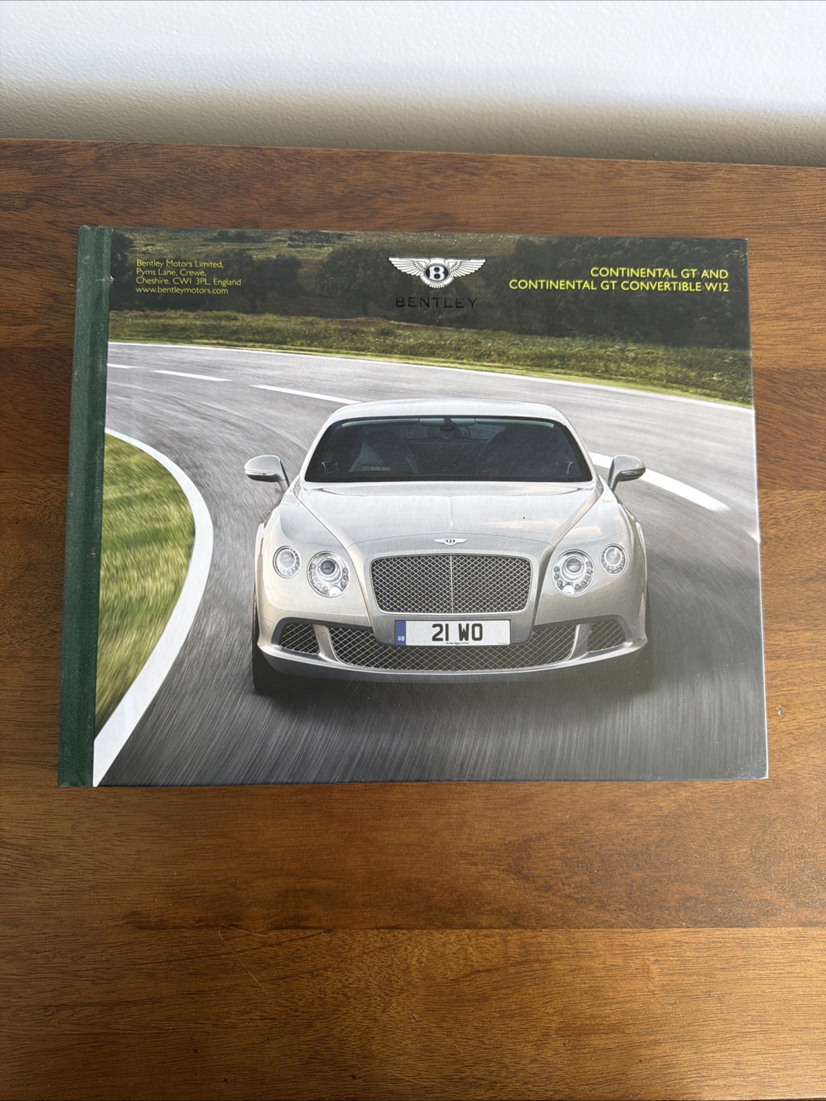 2013 Bentley Continental GT & Convertible W12 Hardcover Book Sales Brochure 13
