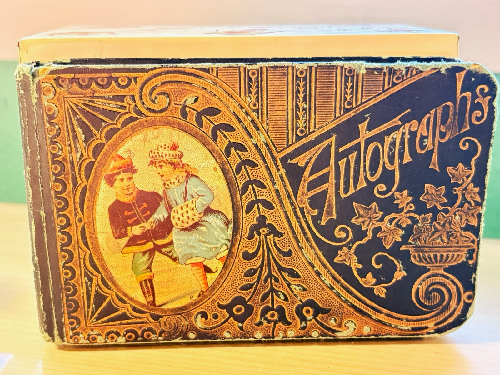 1904 Antique Historical Autograph Book w/ Inscriptions Signed Mamie Speach
