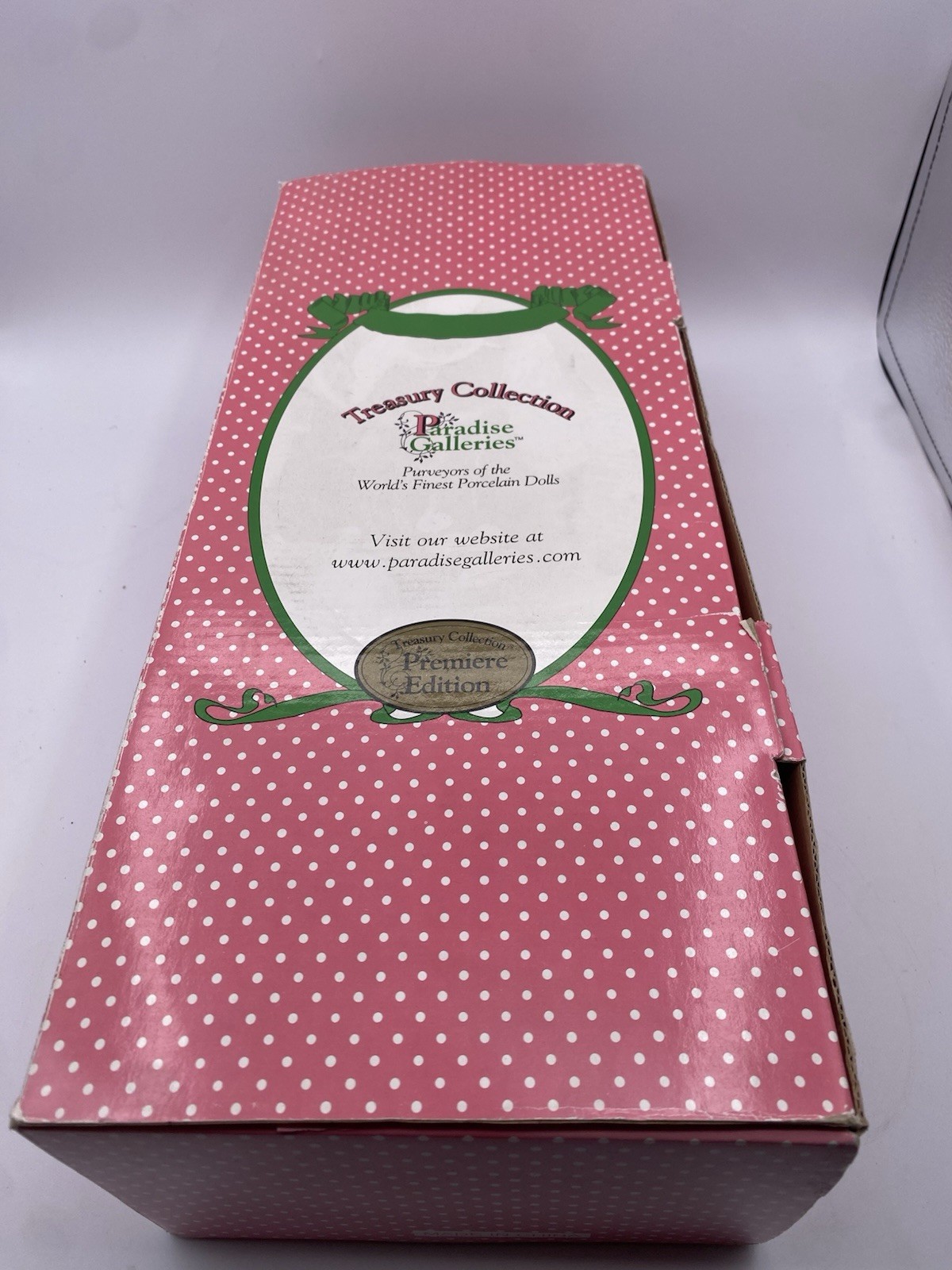 Paradise Galleries “Treasures of the Emerald Isle” Porcelain Doll – New in Box