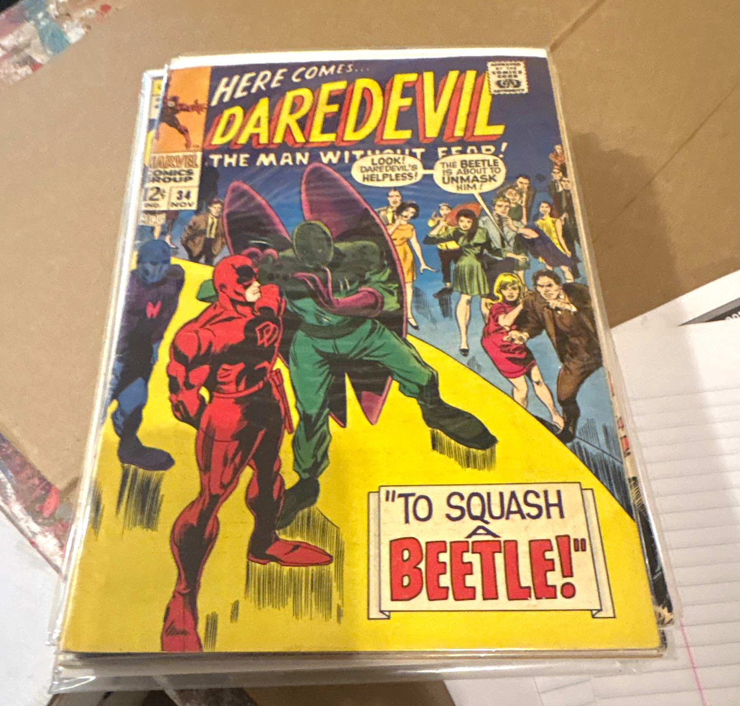 Marvel ￼ daredevil comic book lot VG-VF