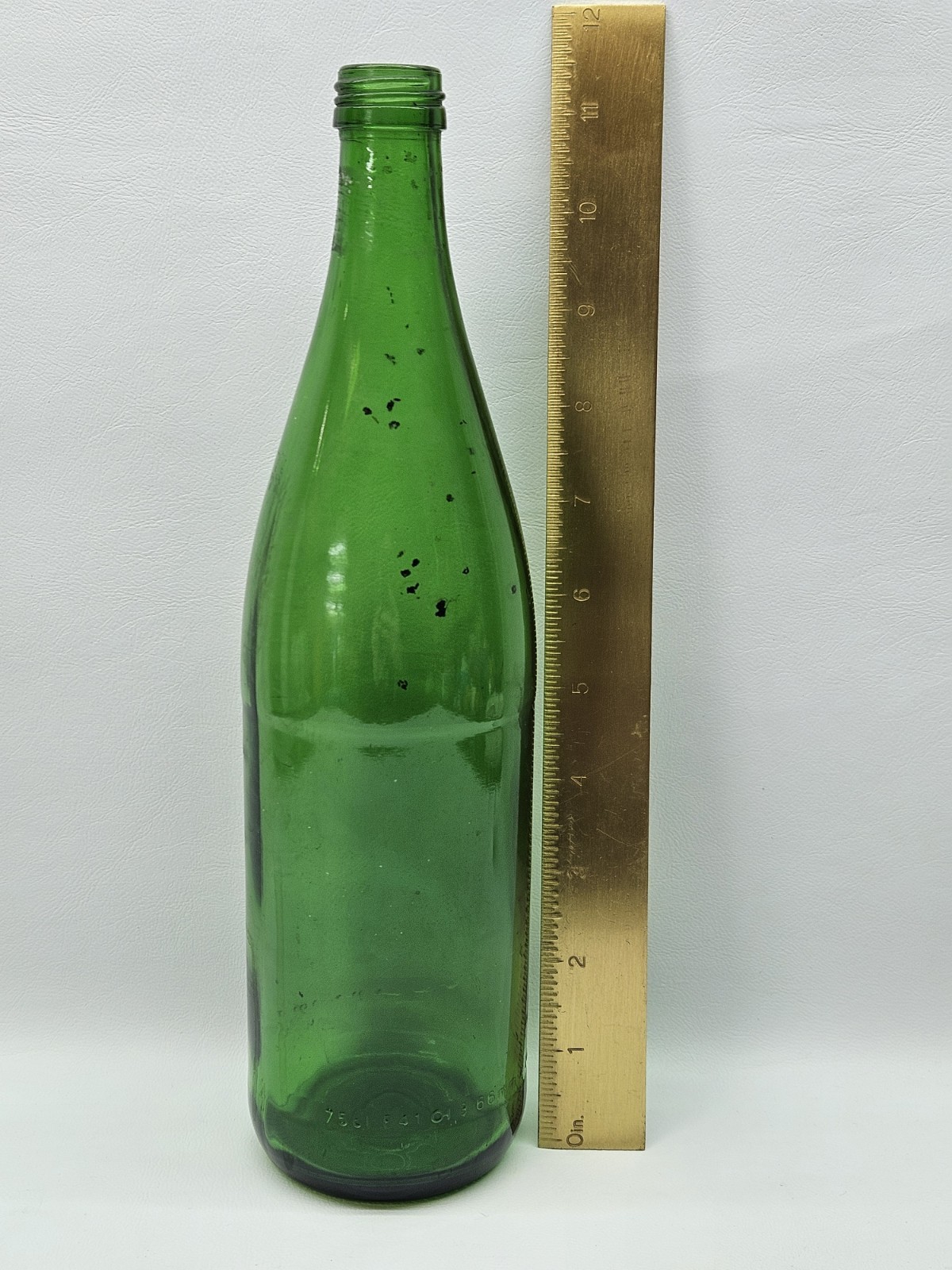 Antique Green Glass Bottle