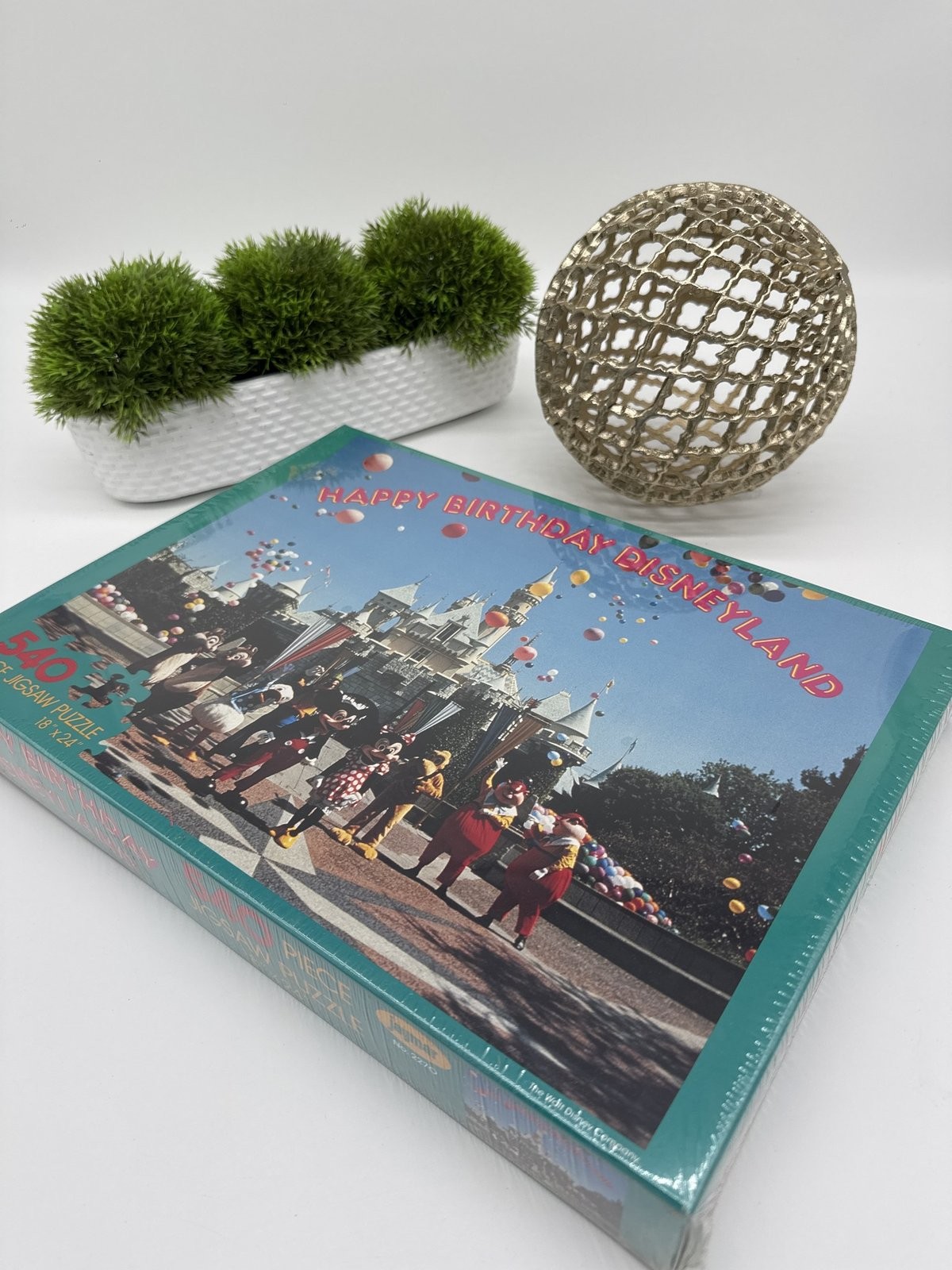 Disney Happy Birthday Disneyland Boxed Attraction Collectible Jigsaw Park