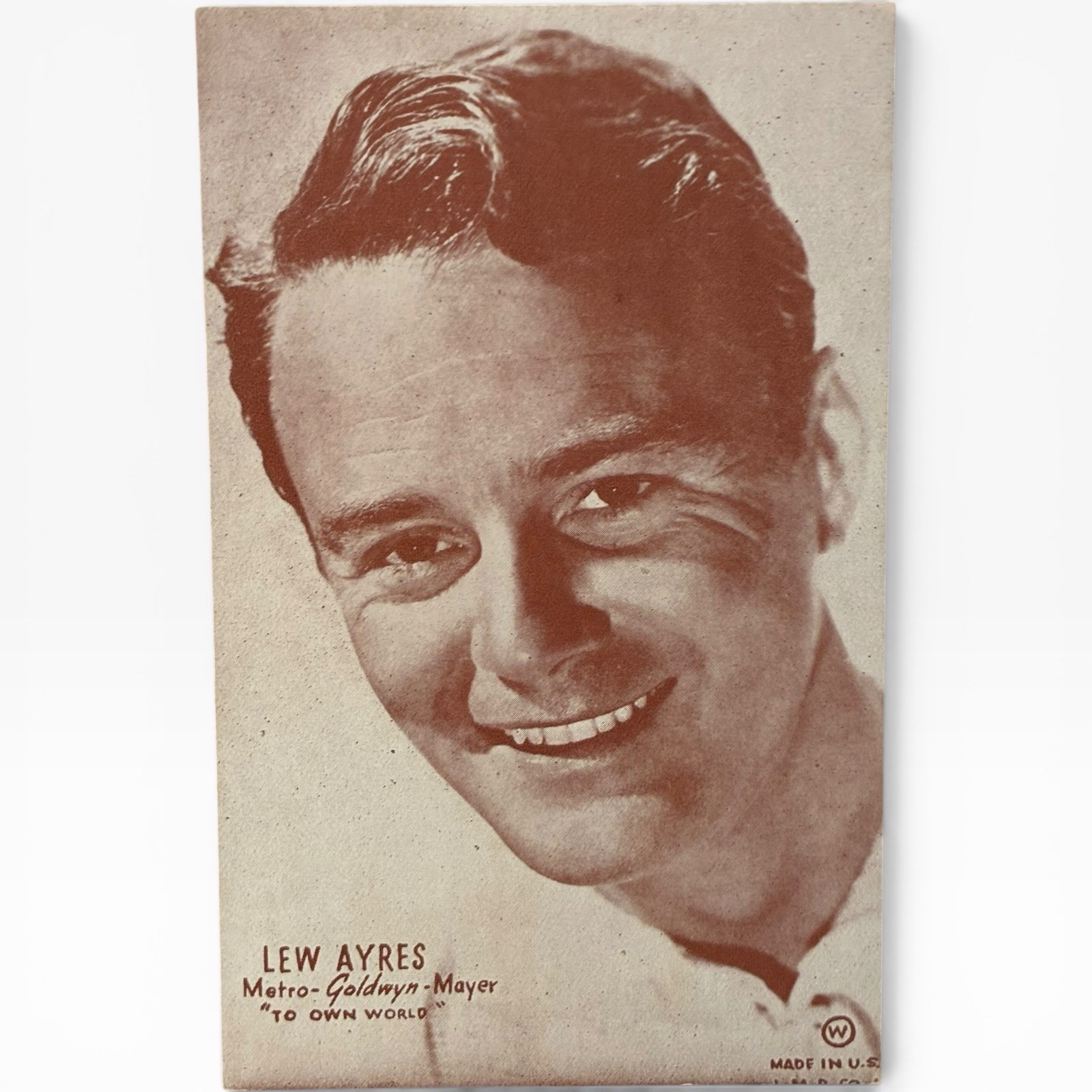 Lew Ayres MGM Actor \